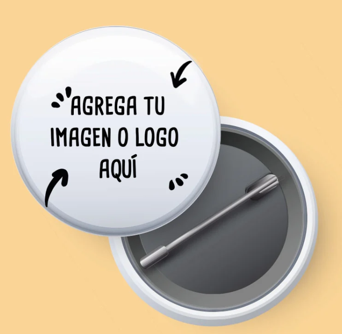 Chapita espejo personalizada